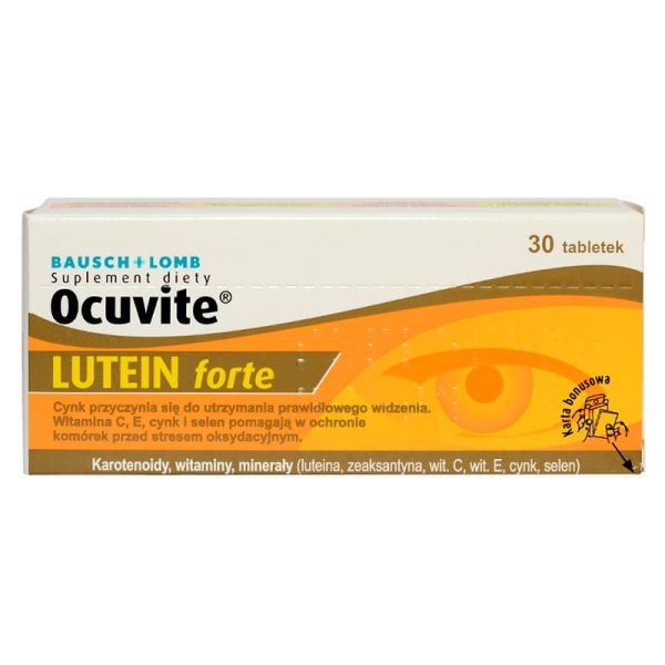 Ocuvite Lutein Forte, 30 capsule, Bausch & Lomb Farmacia Morpheus