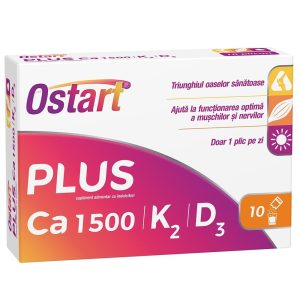 Ostart Plus Ca 1500  K2  D3, 10 plicuri, Fiterman