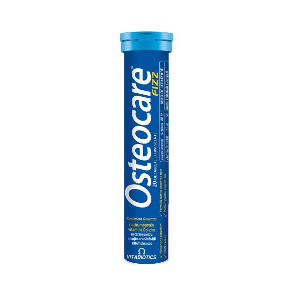 Osteocare efervescent Osteocare efervescent, 20 comprimate, Vitabiotics