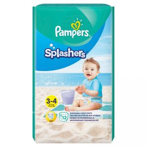 PAMPERS 3-4 Scutece Apa Splashers , 6-11kg, 12bucati