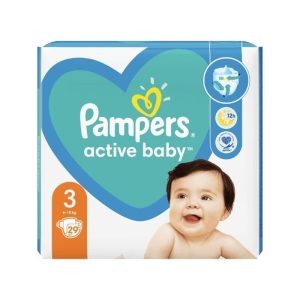 PAMPERS Scutece 3 Active Baby (6-10kg) PAMPERS Scutece 3 Active Baby (6-10kg), 29 bucati