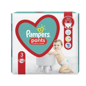 PAMPERS Scutece 3 Pants Active Baby, 6-11 kg, 29 bucati
