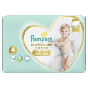 PAMPERS Scutece 4 Premium Care Pants PAMPERS Scutece 4 Premium Care Pants, 9-15kg, 38 bucati
