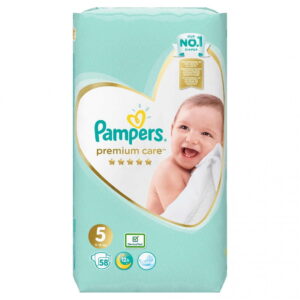 PAMPERS Scutece 5 Premium Care, 11-16kg, 58 bucati