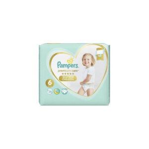 PAMPERS Scutece 6 Premium Care Pants PAMPERS Scutece 6 Premium Care Pants, 15kg , 31 bucati