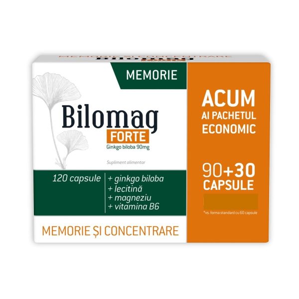 Pachet Bilomag forte Memorie Pachet Bilomag forte Memorie, 9030 capsule, Zdrovit