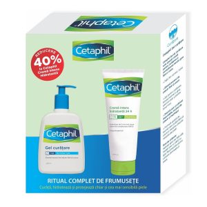 Pachet Cetaphil Gel de curatare Pachet Cetaphil Gel de curatare, 236 ml Crema intens hidratanta, 220 ml, Galderma