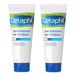 Pachet Gel de curatare exfoliant Cetaphil Pachet Gel de curatare exfoliant Cetaphil, 178 ml 178 ml, Galderma