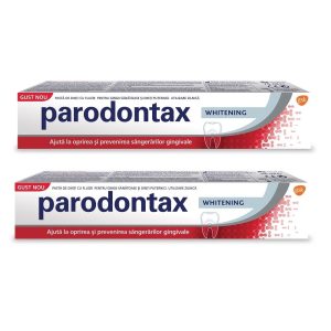 Pachet Pasta de dinti Whitening Parodontax Pachet Pasta de dinti Whitening Parodontax, 75 ml+75 ml, Gsk