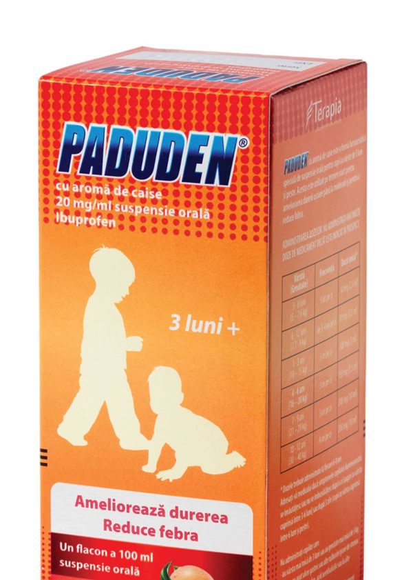 Paduden caise 20mg/ml suspensie orala, 100 ml, Terapia