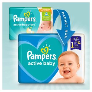 Pampers Scutece Active Baby XXL Pampers Scutece Active Baby XXL, Marimea 6, 13-18 kg, 31 bucati