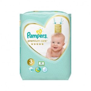 Pampers Scutece nr. 3 Premium Care Midi Pampers Scutece nr. 3 Premium Care Midi,6-10 kg, 20 bucati
