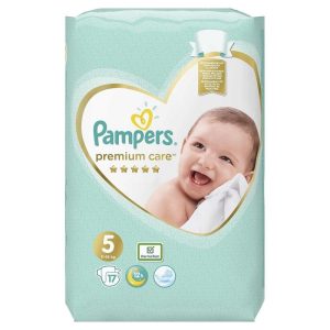 Pampers Scutece nr. 5 Premium Care Pampers Scutece nr. 5 Premium Care, 11-16 kg, 17 bucati