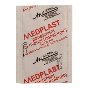 Pansament Medplast  10 x 6cm cu rivanol
