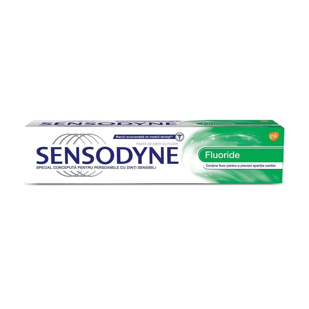 Pasta de Dinti Fluoride Sensodyne, 100 ml, Haleon