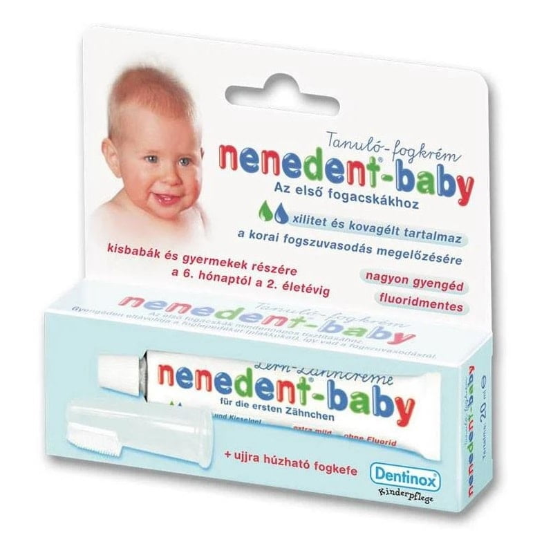 Pasta de dinti pentru bebelusi Nenedent Baby, 20 ml, Dentinox Berlin