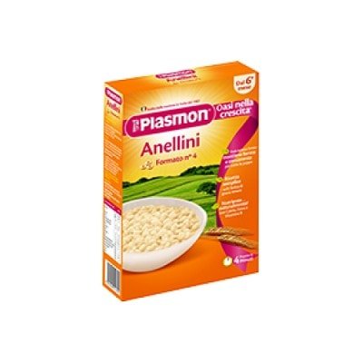 Paste Anellini de la 6 luni Paste Anellini de la 6 luni, x340g, Plasmon