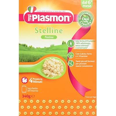 Paste Steline de la 6 luni, 340g, Plasmon