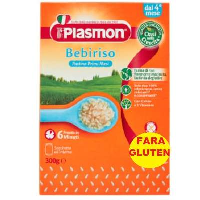 Paste fara Gluten Bebiriso de la 4 luni, 300g, Plasmon
