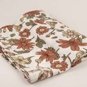 Paturica Muselina Flowers, 1 buc, Little Prints