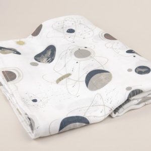 Paturica Muselina Planets, 1 buc, Little Prints