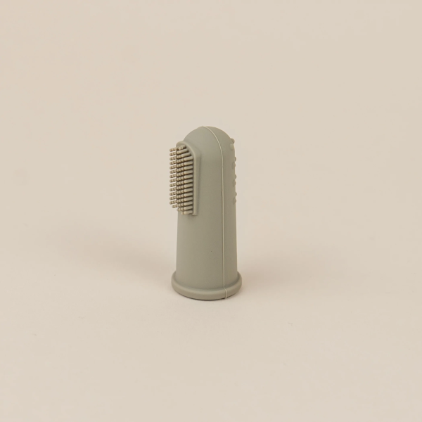 Periuta Dinti Silicon Tip Degetar Olive, 1 buc, Little Prints