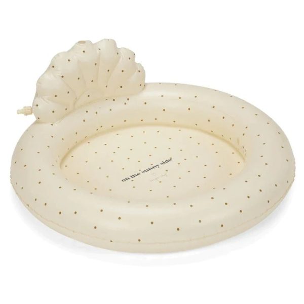 Piscina Gonflabila Joaca Copii cu Stropire Apa-Dot Bronze Brown KS3057, Konges Slojd