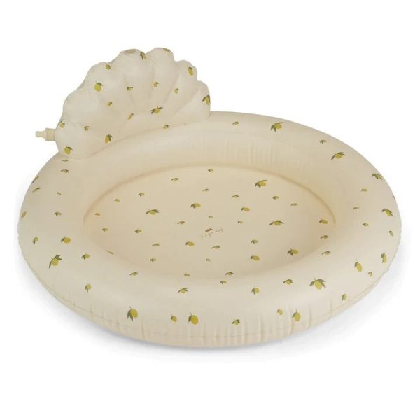 Piscina Gonflabila Joaca Copii cu Stropire Apa-Lemon KS3057, Konges Slojd