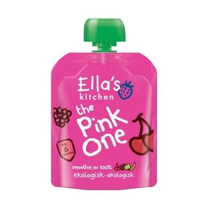 Piure Bio din fructul pasiuni si zmeura , 90 gr, Ella's Kitchen