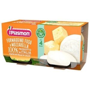 Piure Branza si Mozzarela de la 4 luni, 2x80g, Plasmon