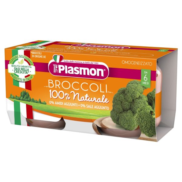 Piure Broccoli de la 6 luni Piure Broccoli de la 6 luni, 2x80g, Plasmon