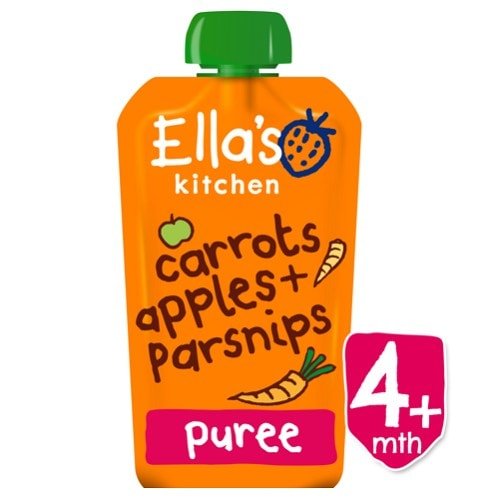 Piure Pouch Bio din morcov Piure Pouch Bio din morcov, mar si pastarnac, 120 g, Ella s Kitchen