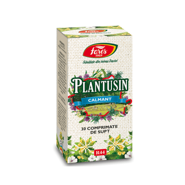 Plantusin Plantusin, R44, 30 comprimate, Fares