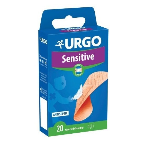 Plasturi Sensitive multiextensibili, 20 bucati, Urgo
