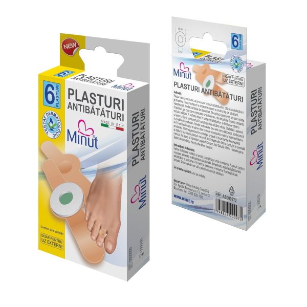 Plasturi antibataturi Plasturi antibataturi, 6 bucati, Minut