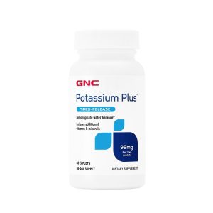 Potasiu Plus 99 mg, 60 tablete, GNC
