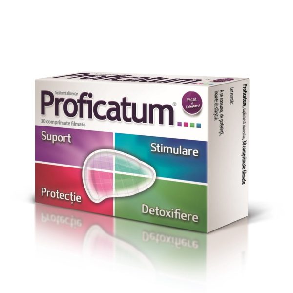 Proficatum Proficatum, 30 comprimate filmate, Aflofarm