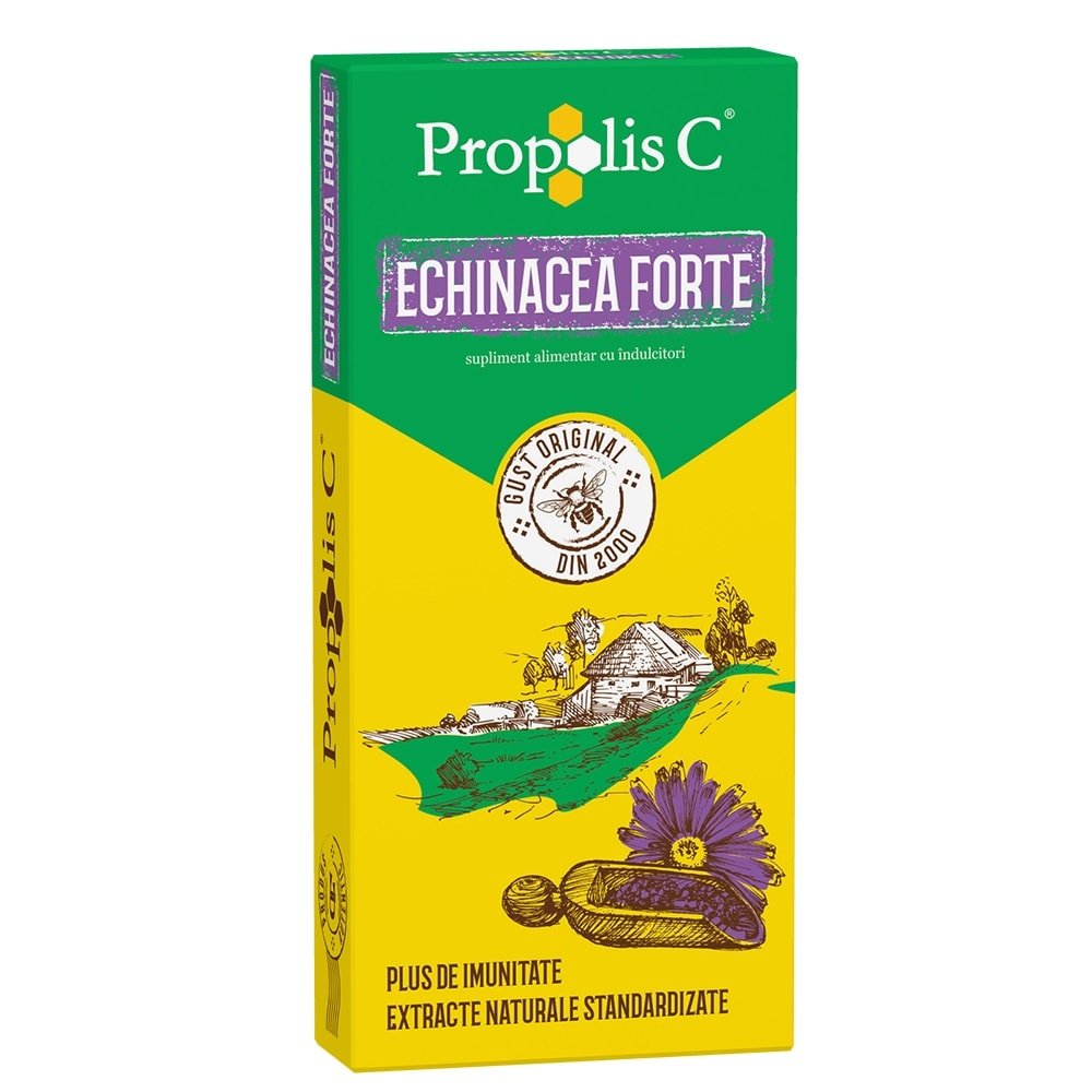 Propolis C  Echinaceea Forte, 30 comprimate, Fiterman