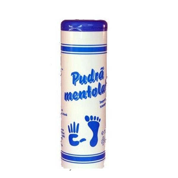 Pudra mentolata impotriva transpiratiei, 75 g, Mebra