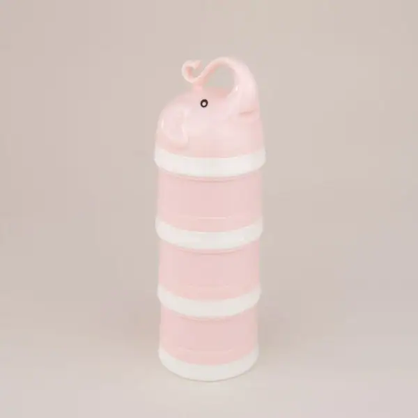 Recipient pt. Lapte Praf/Gustari Pink Recipient pt. Lapte Praf/Gustari Pink, 1 buc