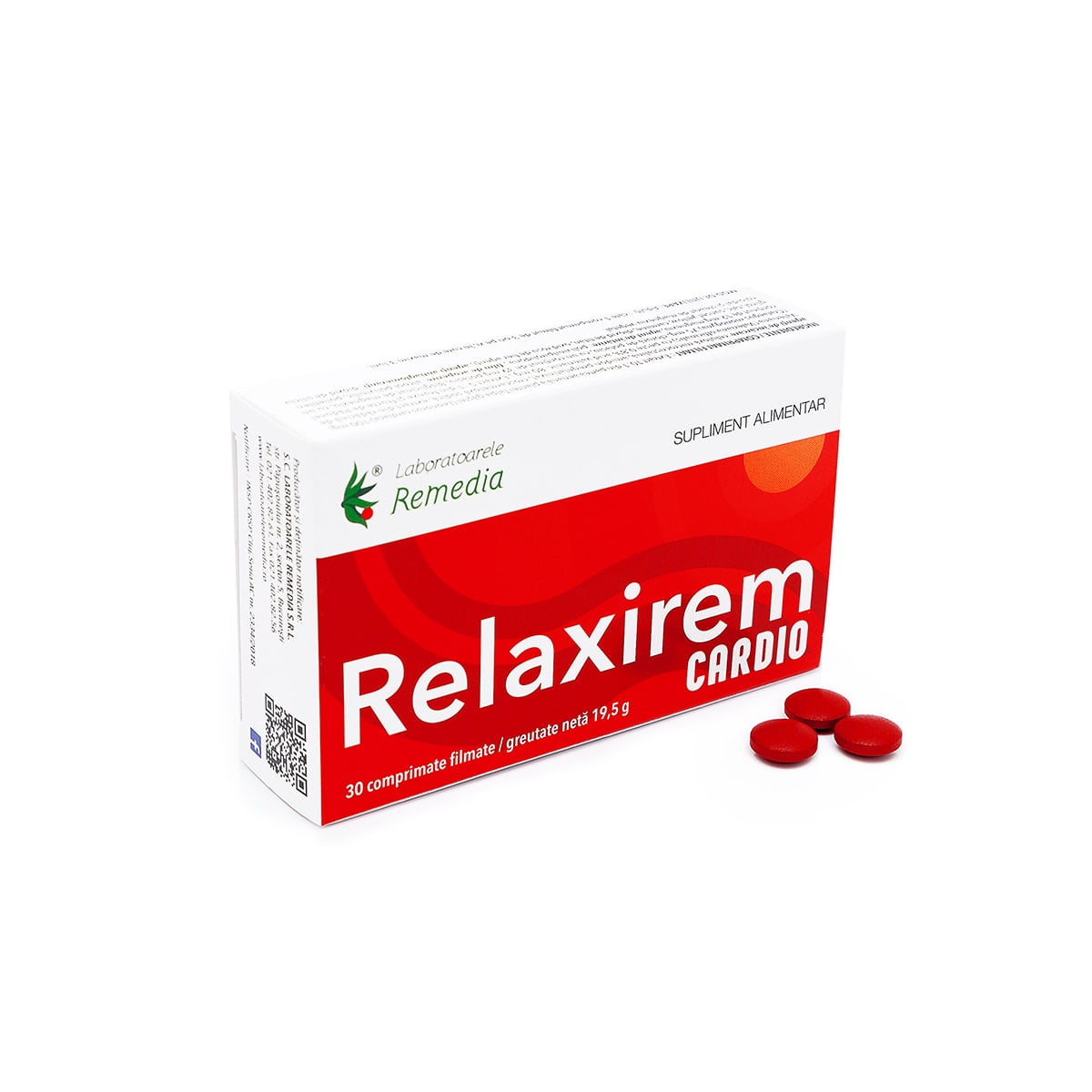 Relaxirem Cardio, 30 comprimate, Remedia
