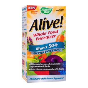 SECOM Alive Men's 50 Ultra Potency SECOM Alive Men's 50 Ultra Potency, 30 tablete, Nature's Way