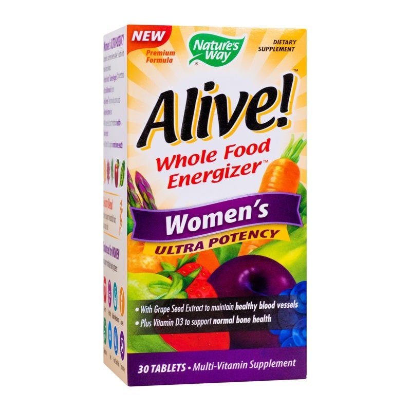 SECOM Alive Women's Ultra Potency, 30 tablete, Nature`s Way