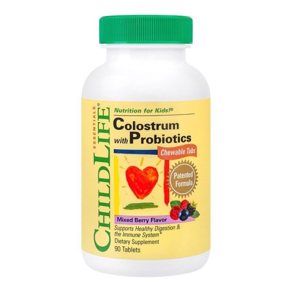 SECOM Colostrum with Probiotics, 90 Tablete, Childlife Essencials