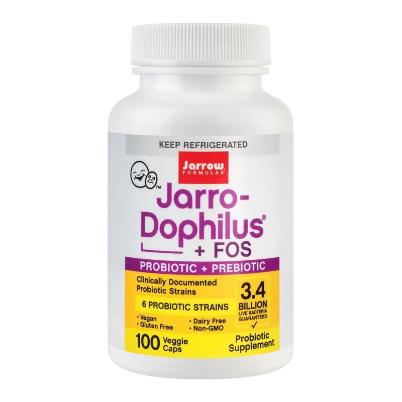 SECOM Jarro-Dophilus  FOS, 100 capsule, Jarrow Formulas