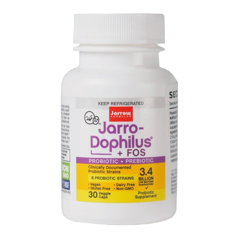 SECOM Jarro-Dophilus  FOS, 30 capsule, Jarrow Formulas