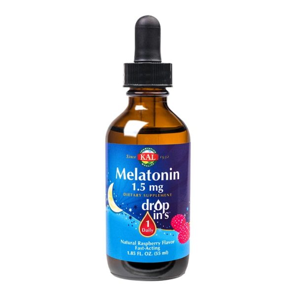 SECOM Melatonin picaturi cu aroma de zmeura, 55 ml, Kal