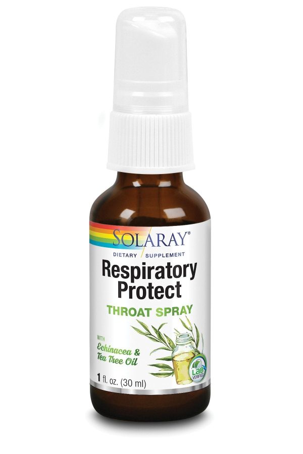 SECOM Respiratory Protect Throat Spray, 30ml, Solaray
