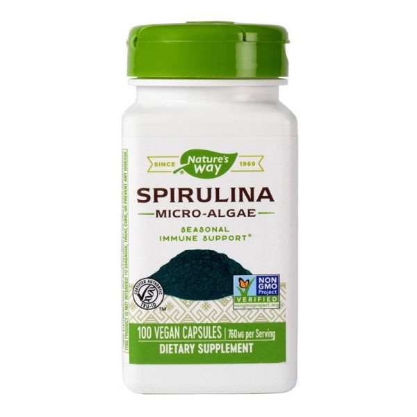 SECOM Spirulina, 100 capsule, Nature's Way