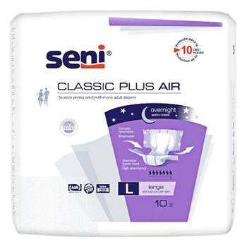 SENI CLASSIC Air Large Plus, 10 bucati